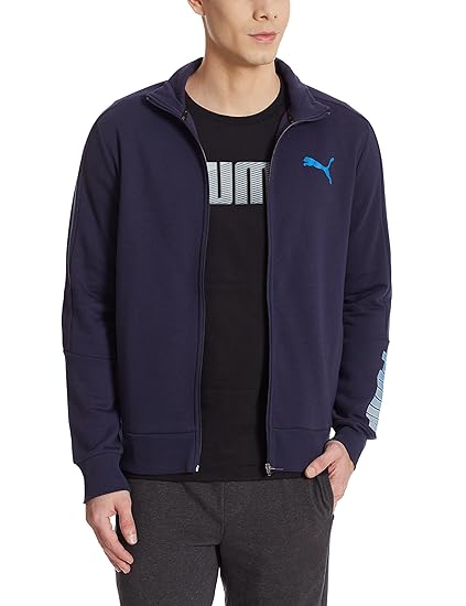 puma men's cotton track jacket