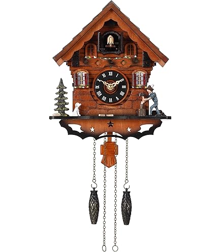 Pendulette Murale Trenkle Forêt Noire – TU 265 SQ, Maison Suisse Danseuse, Neuve