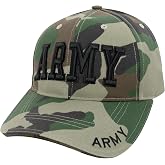 Rothco Deluxe Army Embroidered Low Profile Cap | Service Baseball Hat, Raised 3-D Embroidery, Ideal for Veterans, Everyday Wear &amp; Gifts