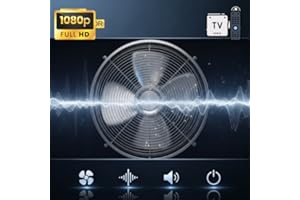 Pure White Noise 24/7 4K �C Fans, Heaters & Motors Sounds Fire TV Screensaver