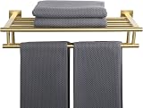 SAYAYO Towel Rail 20 Inch Wall Mounted SUS304 Brushed Gold view 8