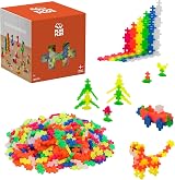 PLUS PLUS Building Blocks Toy 600 pc Neon Creative STEM Play for Kids 5+ view 1