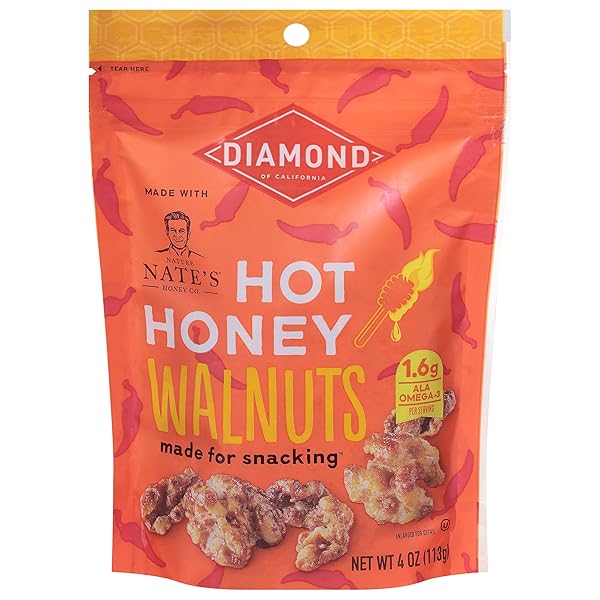 DIAMOND OF CALIFORNIA HOT HONEY WALNUTS 4 OZ