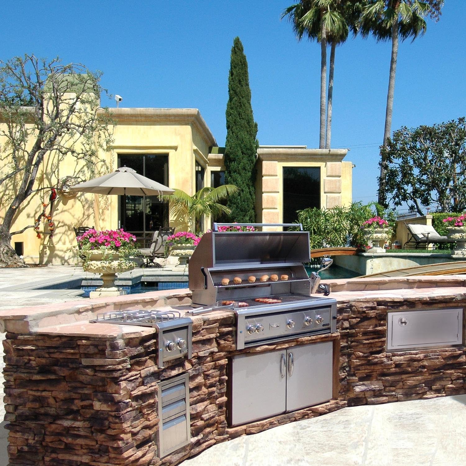 review Luxor Gas Grills 42 Inch All Infrared Built-in Propane Gas Grill With Rotisserie Aht-42r-bi-lp