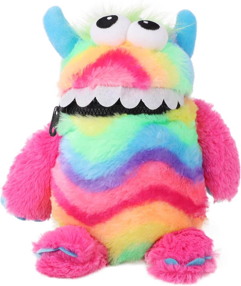 Toyland Rainbow Colour Worry Monster Plush 9in 23cm Toyland Brand