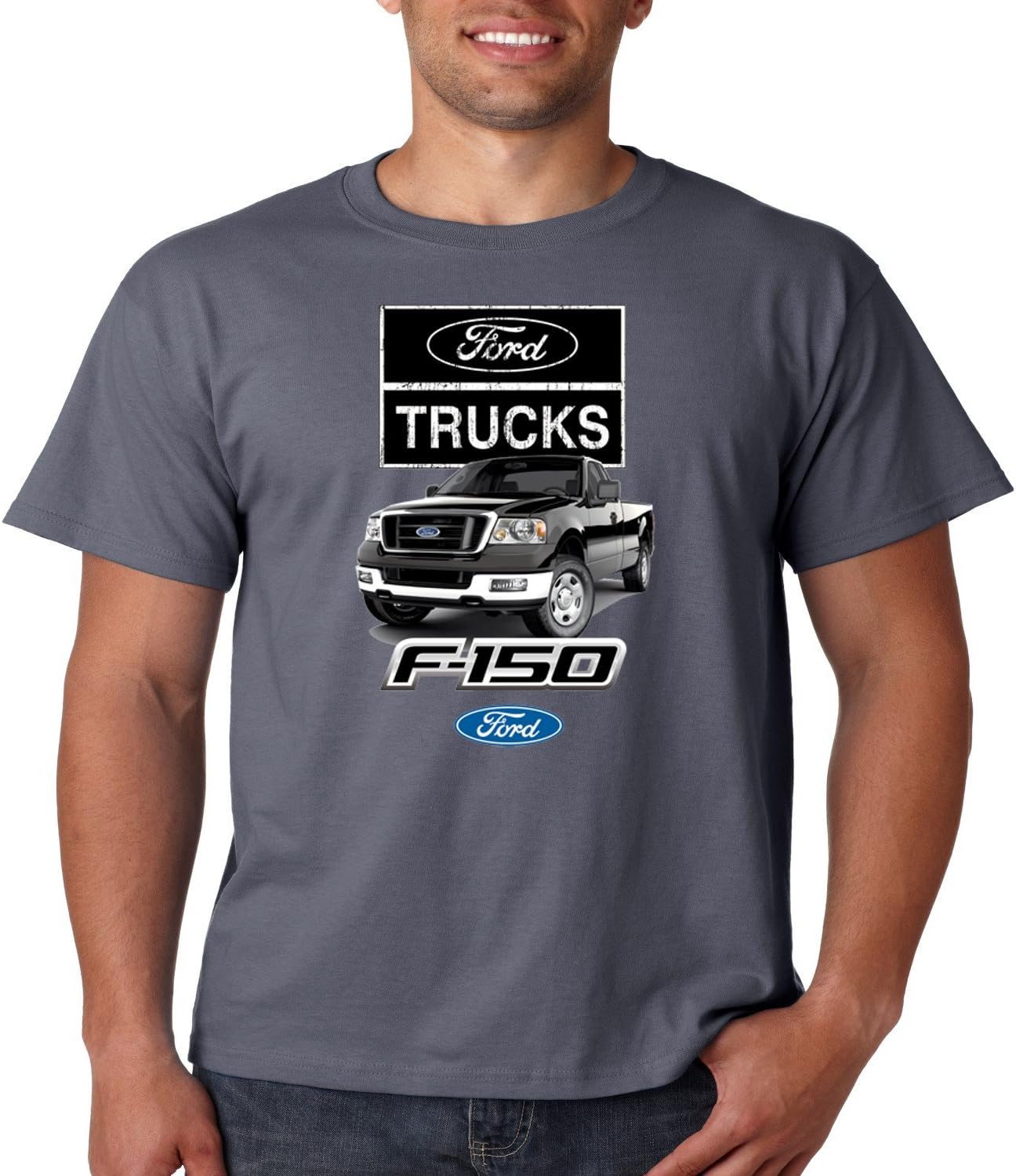 Licensed Ford T Shirt Ford Trucks F-150 Mens Tee S-5XL