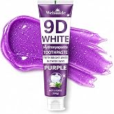 9D White Hydroxyapatite Toothpaste Purple, Fluoride Free,Brightens Teeth | Reveal Natural Whitening, Protect Enamel, Strengthen gum