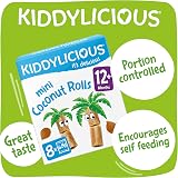 Kiddylicious Coconut Rolls Kids Snack 8x5 Rolls 40 Total 12+ Months view 4