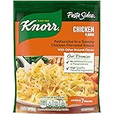 Knorr Chicken Fettuccine Pasta Sides 4.3oz, Quick Easy Meal, Side Dish, 1PK | Quick side dish for weeknight meals and easy meal prep; no artificial flavors; no preservatives; Chicken Fettuccine; 4.3 oz.