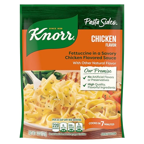 KNORR PASTA SIDES CHICKEN FETTUCCINE FOR DELICIOUS QUICK...