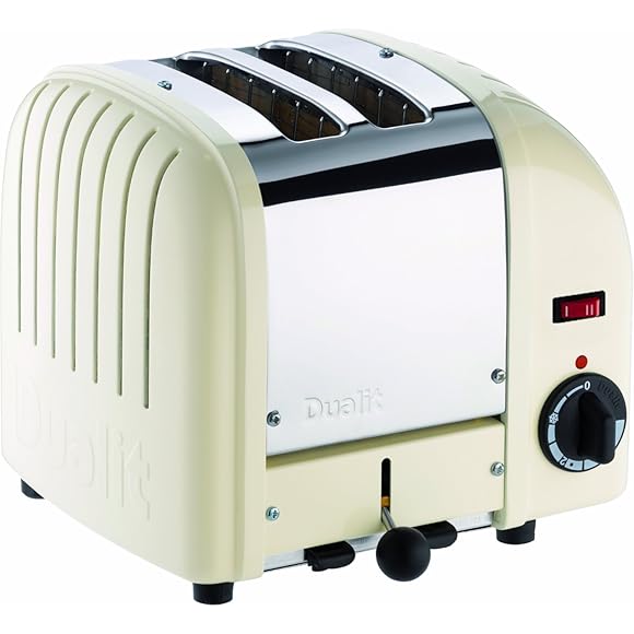 Dualit Classic 2 Slice Toaster Canvas White Made in the UK
