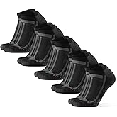 DANISH ENDURANCE Ultra-Comfort Ankle Running Socks, Performance Socks, Men & Women - 3 or 5 Pack