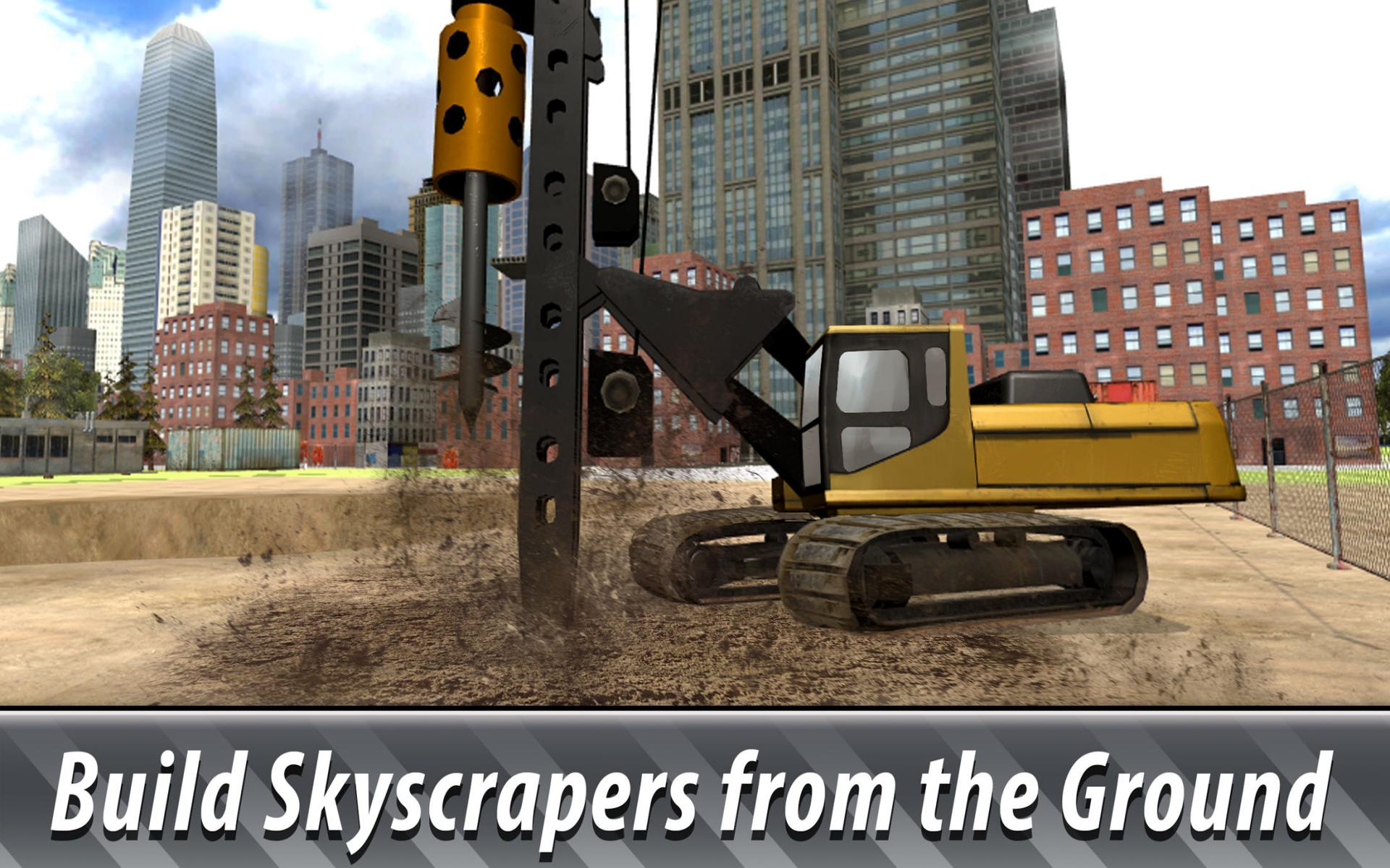 Skyscraper Construction Trucks