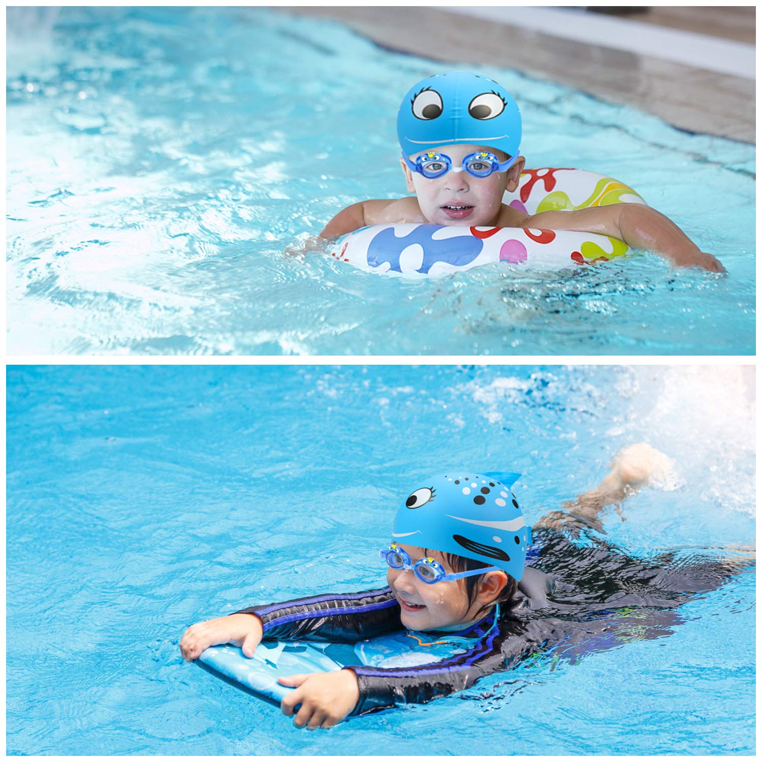 uv con clip de nariz tapones