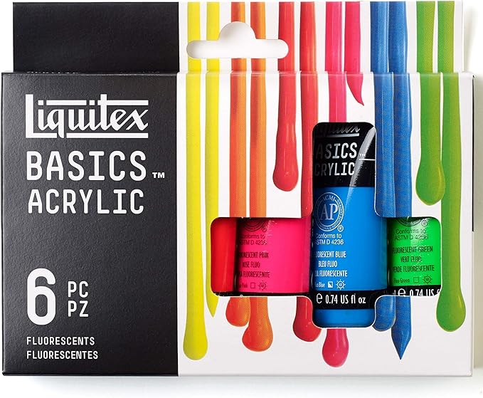 Liquitex Acrylic Paint, Assorted, 6 Tubes of 22 mL, 6 Amazon.ca Home