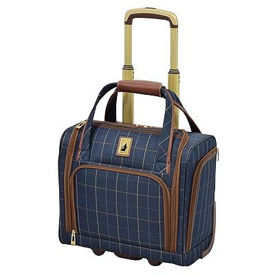 LONDON FOG Kensington II 15 tuuman py&ouml;rill&auml; varustettu uneder-istuinlaukku, laivaston ikkunalaukku