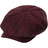 WITHMOONS Newsboy Hat Wool Felt Simple Ivy Cap SL3525
