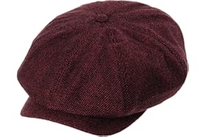 WITHMOONS Newsboy Hat Wool Felt Simple Ivy Cap SL3525
