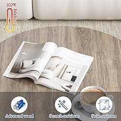 aboxoo Coffee Table Nesting Side Round Table Set of