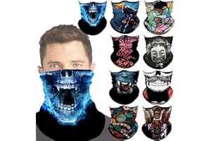 GDLPENGRU Neck Gaiter Face Cover Gator Mask Bandana Scarf Neck Warmer Balaclava Headband Headwear Head Wrap for Outdoors