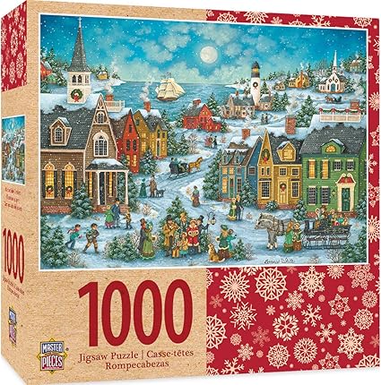 MasterPieces Holiday Harbor Side Carolers - Singing Carolers 1000 Piece Jigsaw Puzzle by Bonnie White