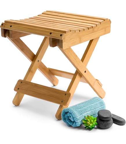Banquito De Madera Antideslizante Para Niños - Reposapiés Para Baño O Entrada, Seguro Y Resistente