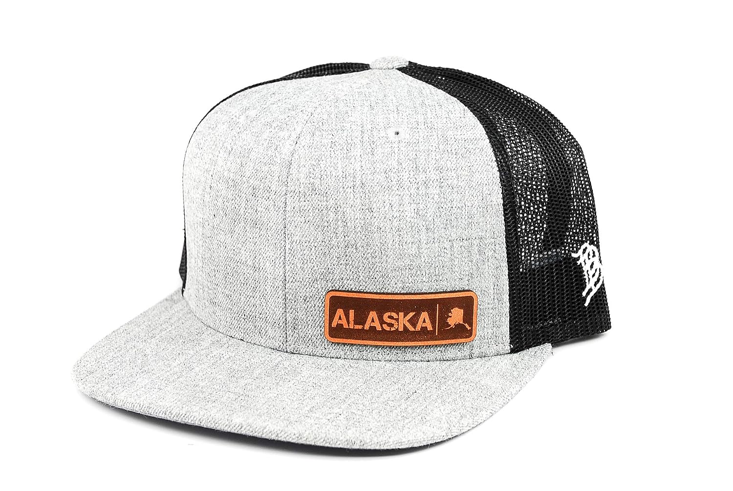 OSFA/Heather Grey/Black Branded Bills 