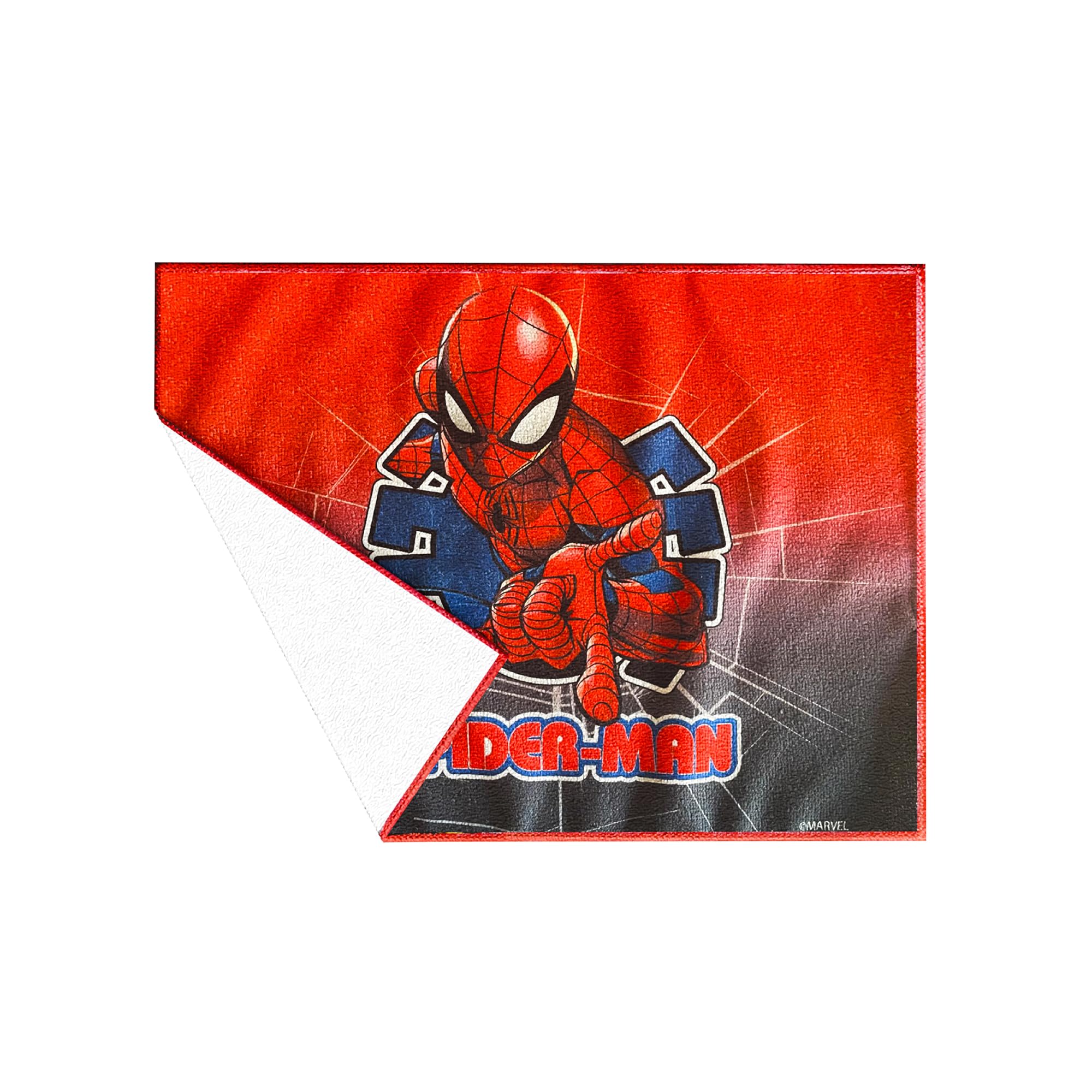 ICE TOYS Desk Protector Fabric Placemat for Children 30 x 40 cm 100% Polyester for School Travel Gift (Spiderman)