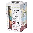 Now Designs Pinch Bowls (Set of 6), Modern Colors