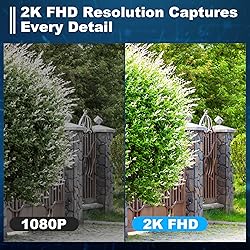 Security Cameras Wireless Outdoor, 2K Battery