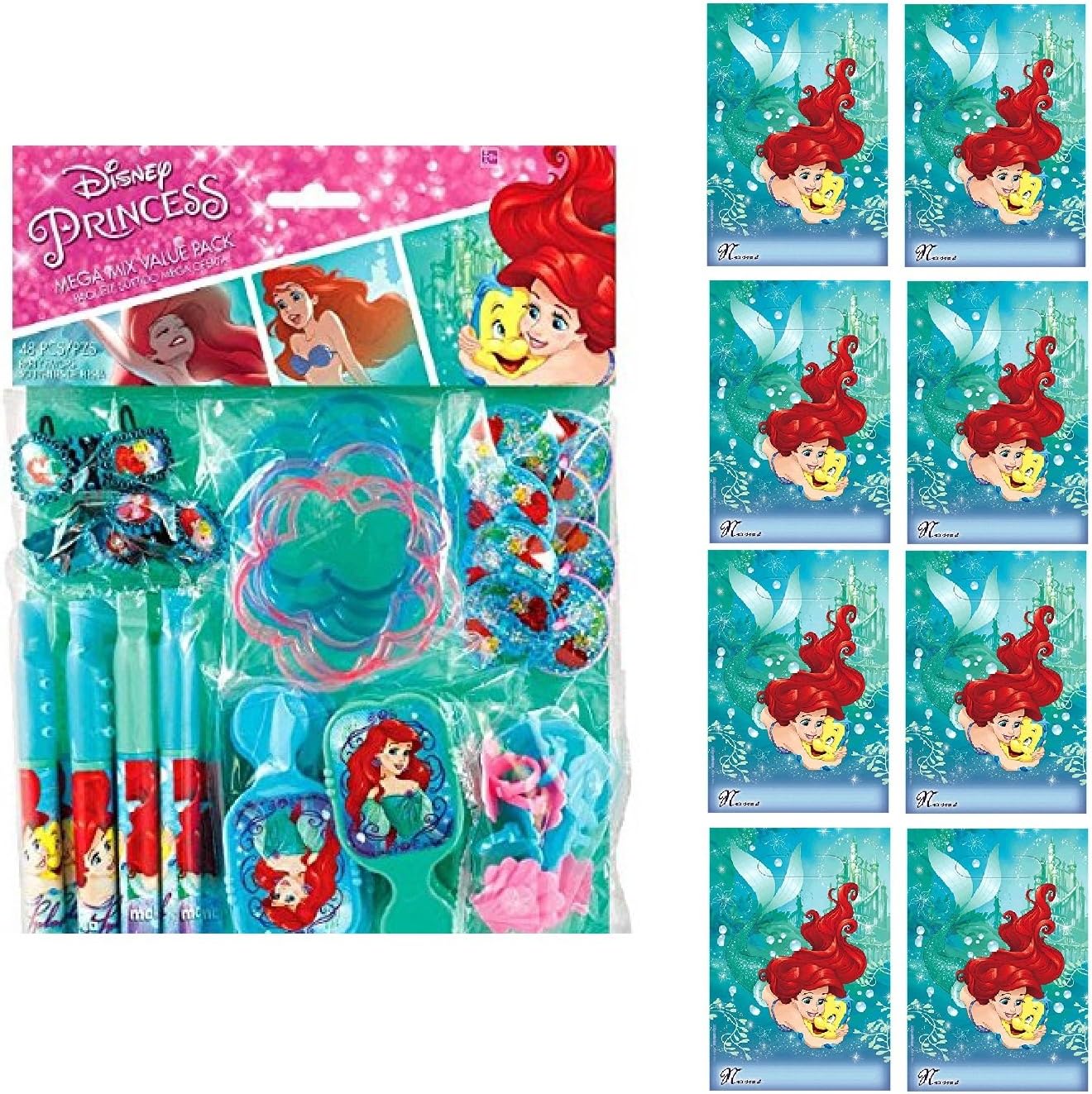 Home & Garden Little Mermaid Ariel DREAM BIG Favor Pack Birthday Party