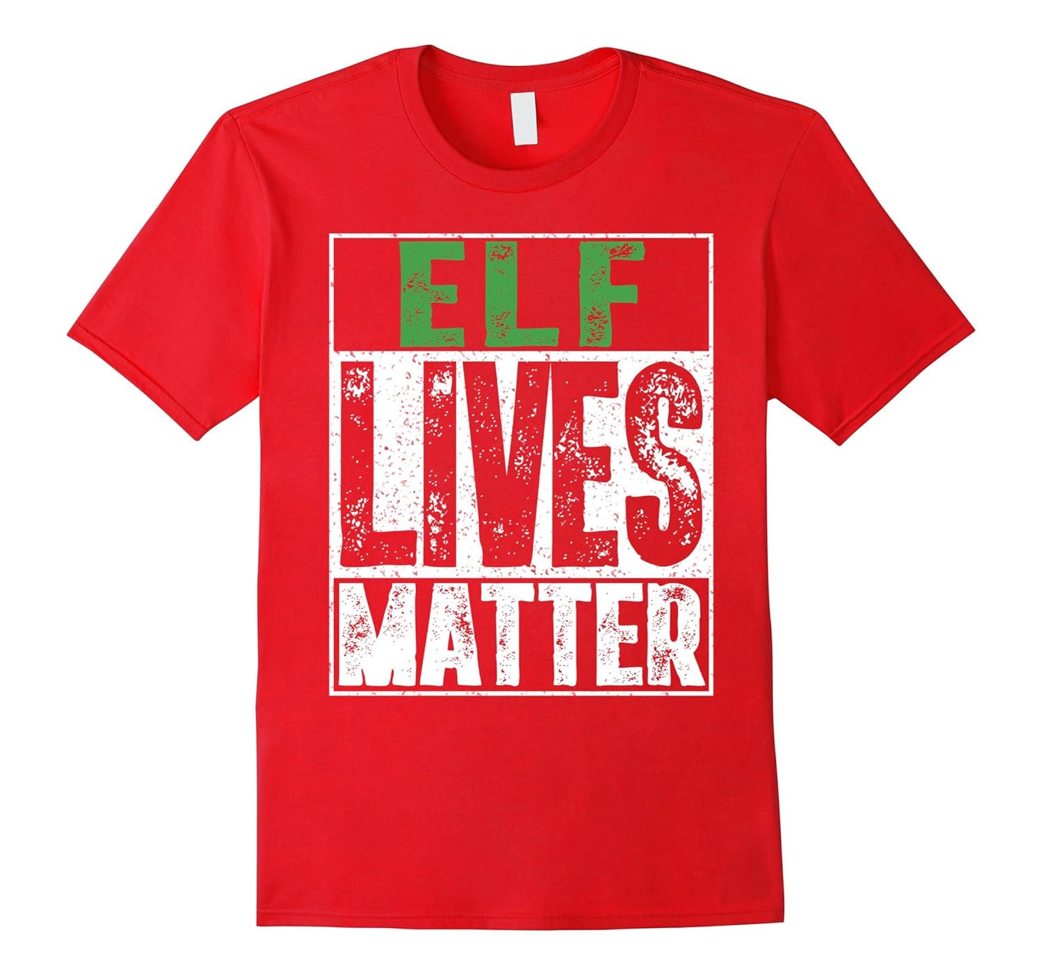 Elf Lives Matter T-Shirt Funny Christmas Elf Gift TSirt-ANZ