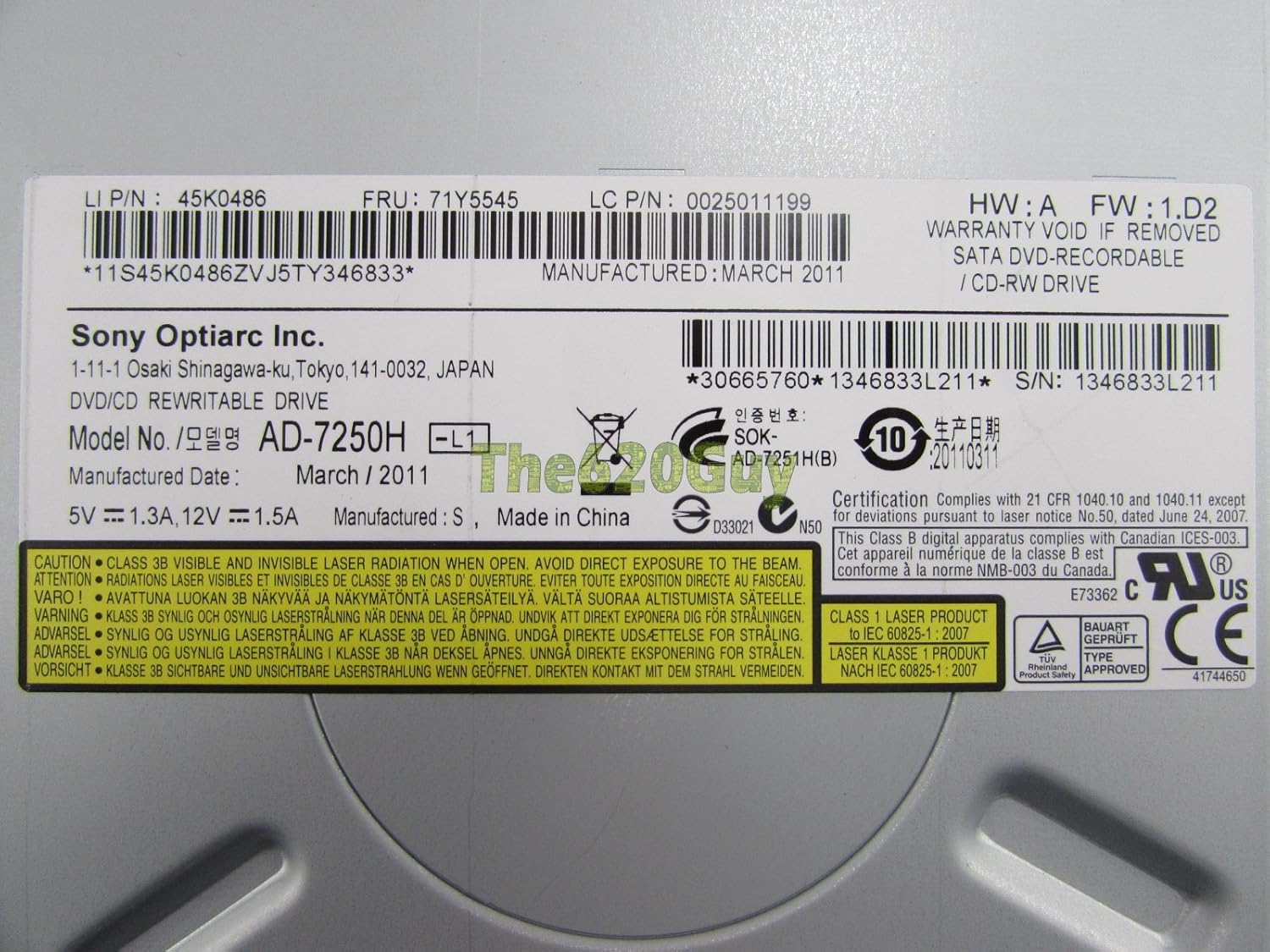 OPTIARC DVD RW AD 7250H DRIVER FOR WINDOWS 7