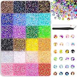 24000Pcs Resin Rhinestones for Crafting with