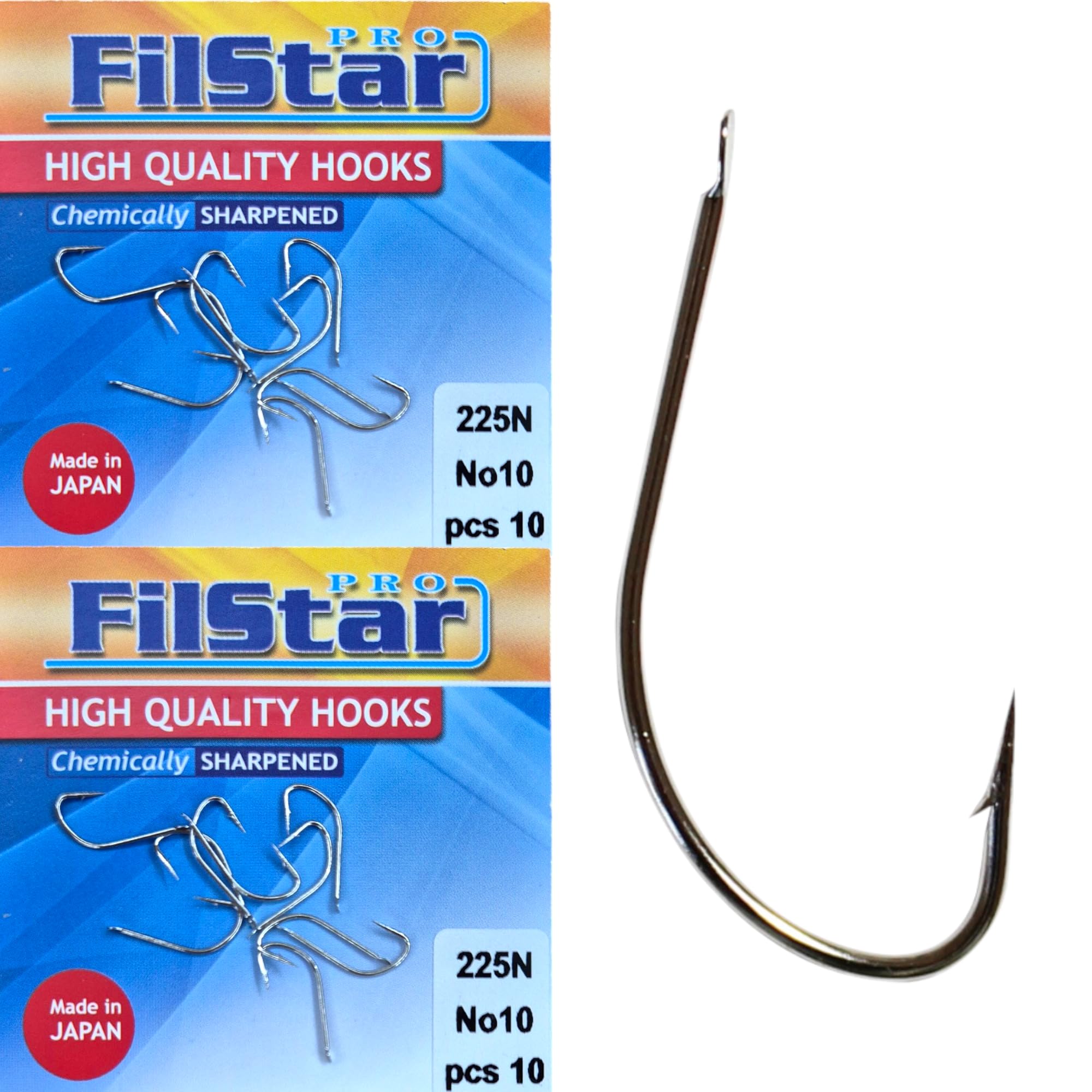PRO FILSTAR 20pcs fishing hook set N10 - carp fishing hook - carp fishing accessory - carp fishing hook - carp fishing reverse hook - carp gear - fishing accessories - method