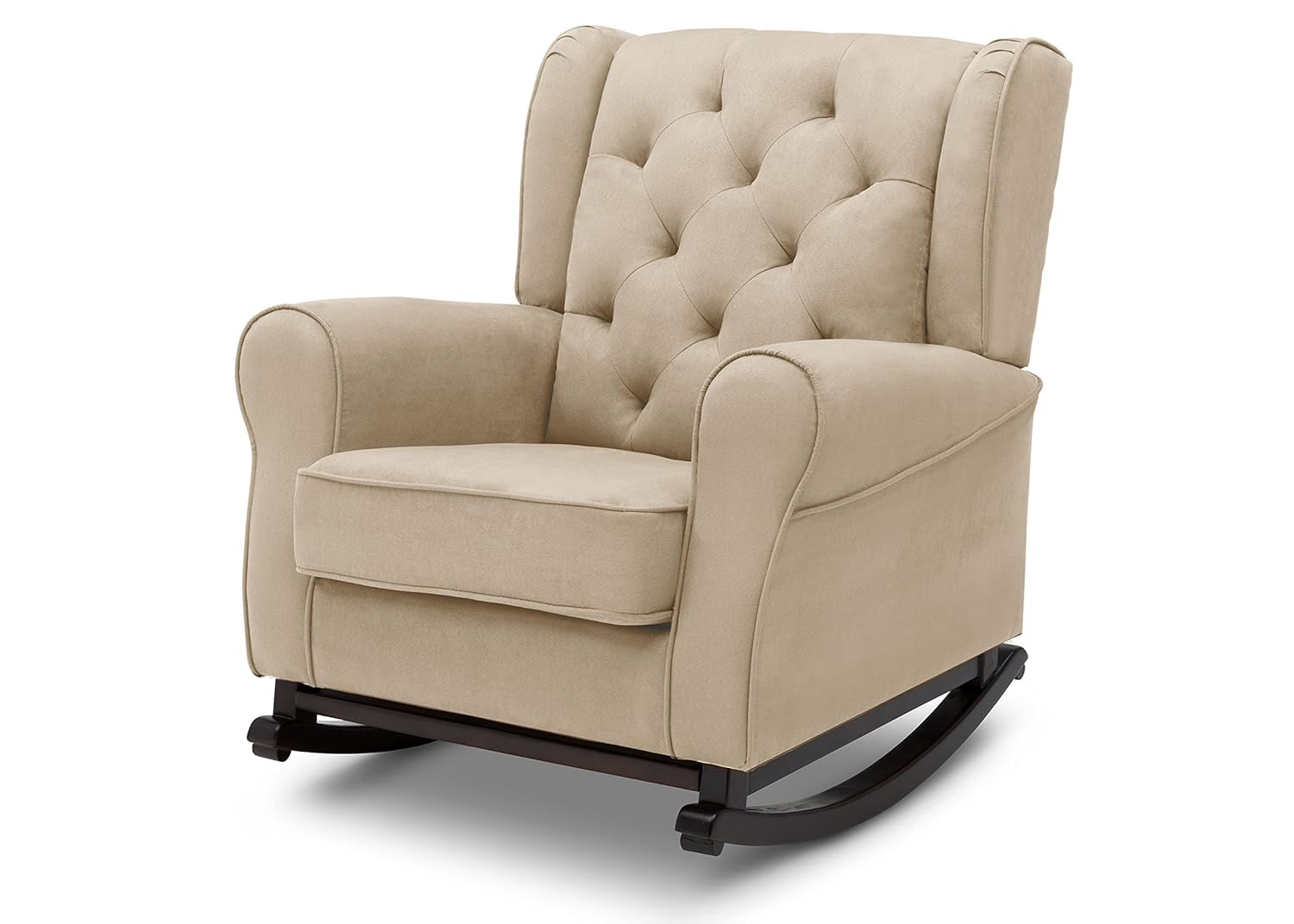 delta children emma tufted nursery rocking chair