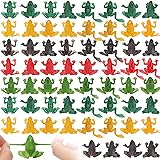 CHENGU Plastic Frogs Toy Tiny Rubber Material Frogs