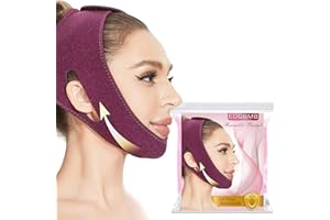 Double Chin Reducer,Face Slimming Strap,V line Lifting Mask,Eliminator, Remover,Tape,V Shaped Belt Facial for Women and Men,Reusable Strap for sleeping jawline Jaw Exerciser EDCBMB