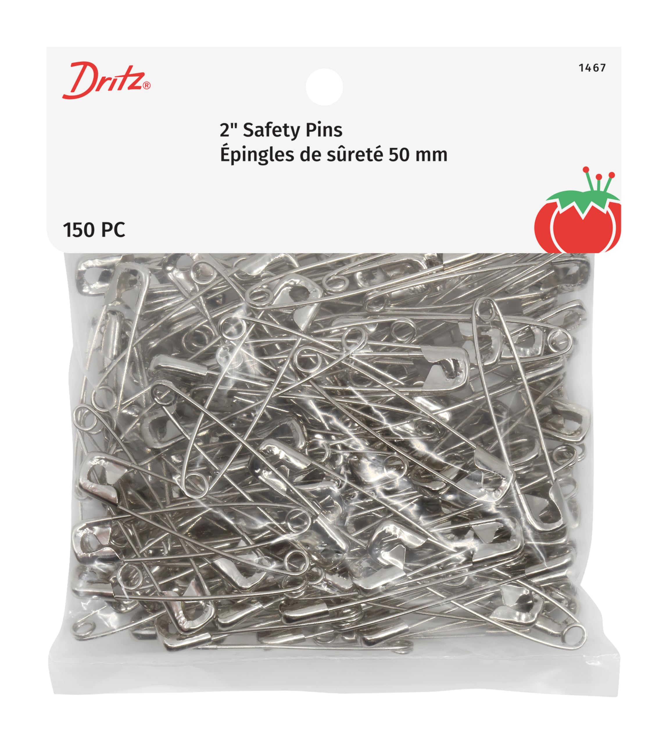 Dritz 1467 Safety Pins, Size 3 (150-Count)