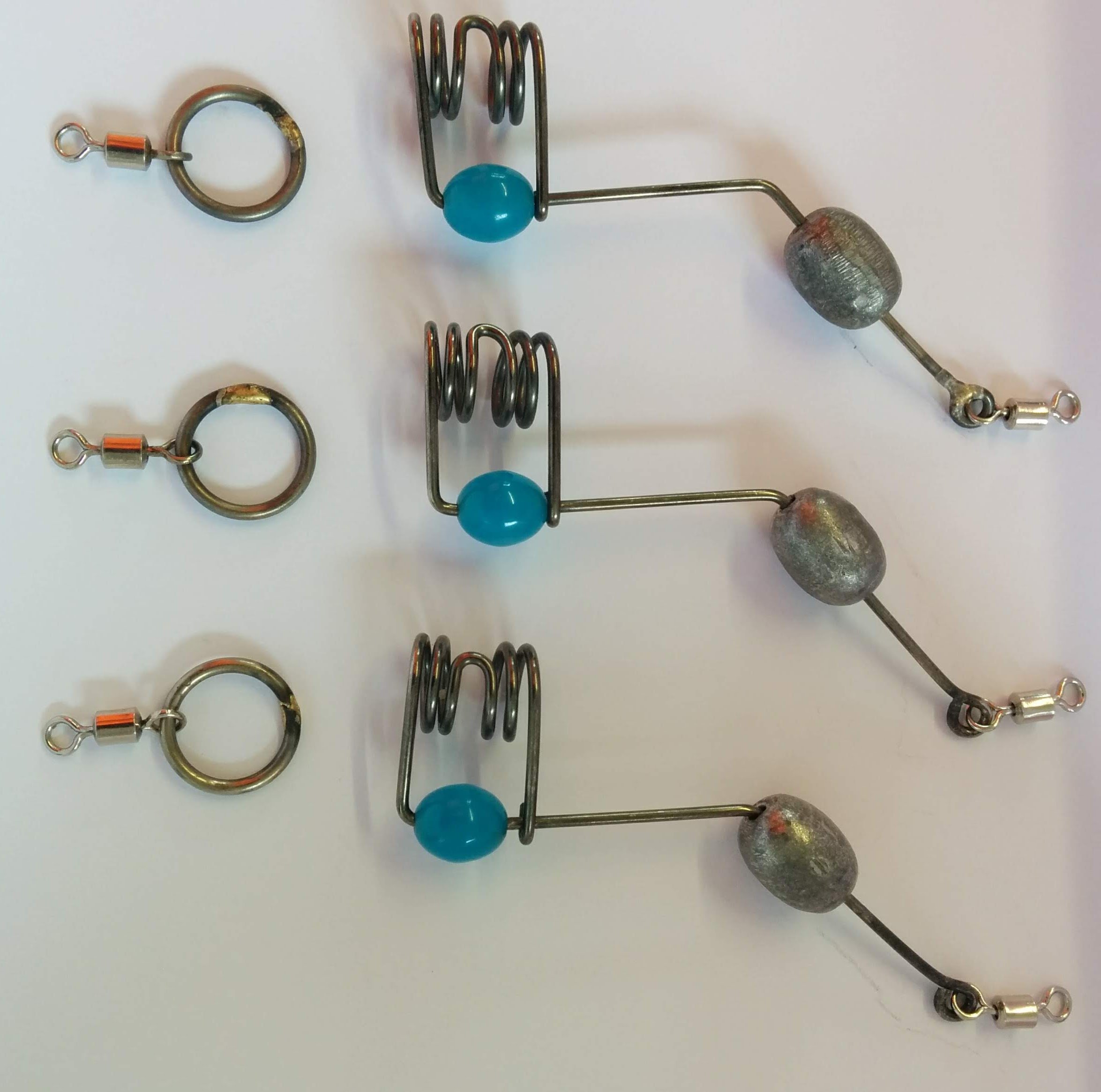 AbuAdiyat fishing HEAVY DUTY LIVE BAIT SLIDER (3PCS/PACK) (Leaded 1/2oz)