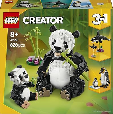 Creator 3-en-1 Animaux Sauvages : la Famille de Pandas 31165