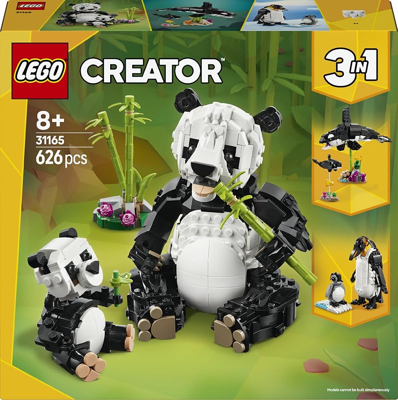 Creator 3-en-1 Animaux Sauvages : la Famille de Pandas 31165