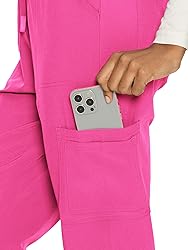 floralhue Scrubs for Women, V-Neck Scrubs Top