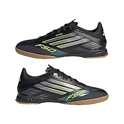 adidas Unisex F50 League Indoor Sneaker, Black/Iron