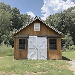 WRISIN 2 Pack Shed Windows 12" W x 18" H Flush