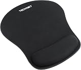 TECKNET Ergonomic Mouse Pad Wrist Support Memory Foam Black view 1