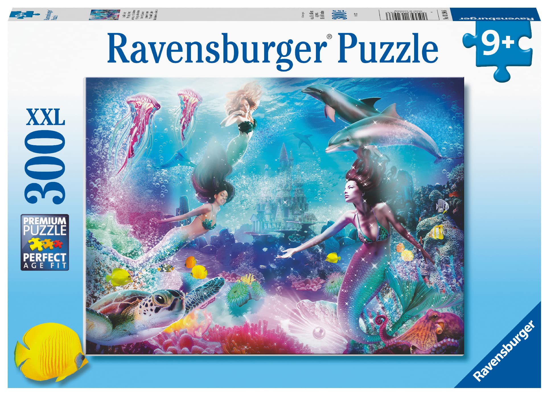 Ravensburger Mermaid Kingdom 300 Piece Jigsaw Puzzle for Kids Age 9 Years Up Multicolor 13296