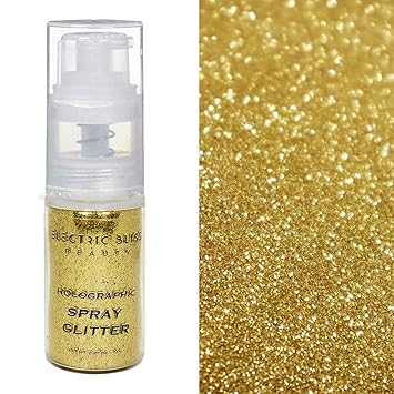 10 Grams Gold Holographic Glitter Spray Cosmetic Amazon Com