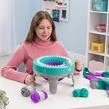 Knitting Circle KNITTING CIRCLE Kids Craft Kit 40 Pin Circular Machine Grey view 2