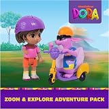 Dora Adventure Pack with Squirrel Tico Mini Playset 9 cm Figures Scooter view 2